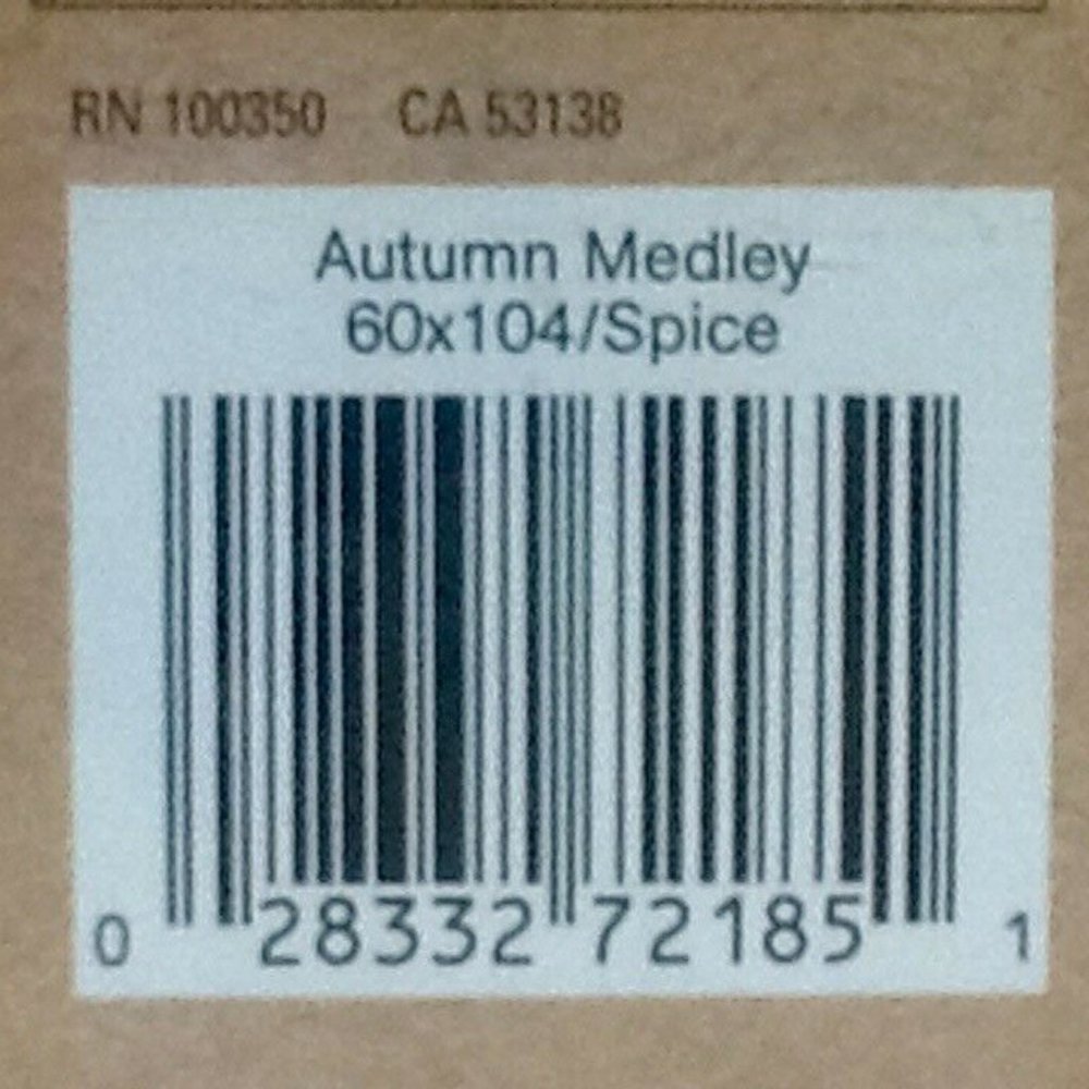 2 SPICE-color Autumn Medley Damask 60x104 inch Tablecloths (each seats 8 to 10) - Picture 11 of 12